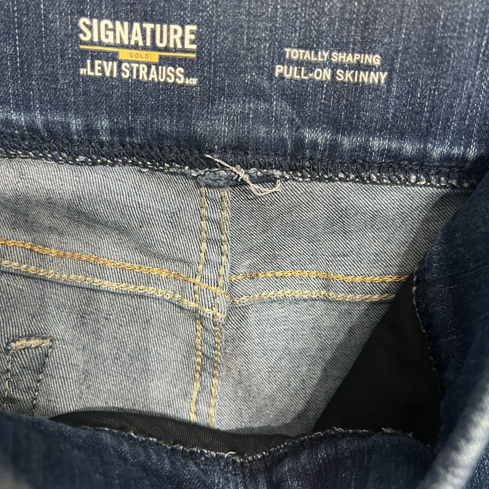 Levi's Signature Dark Blue Skinny Jeans